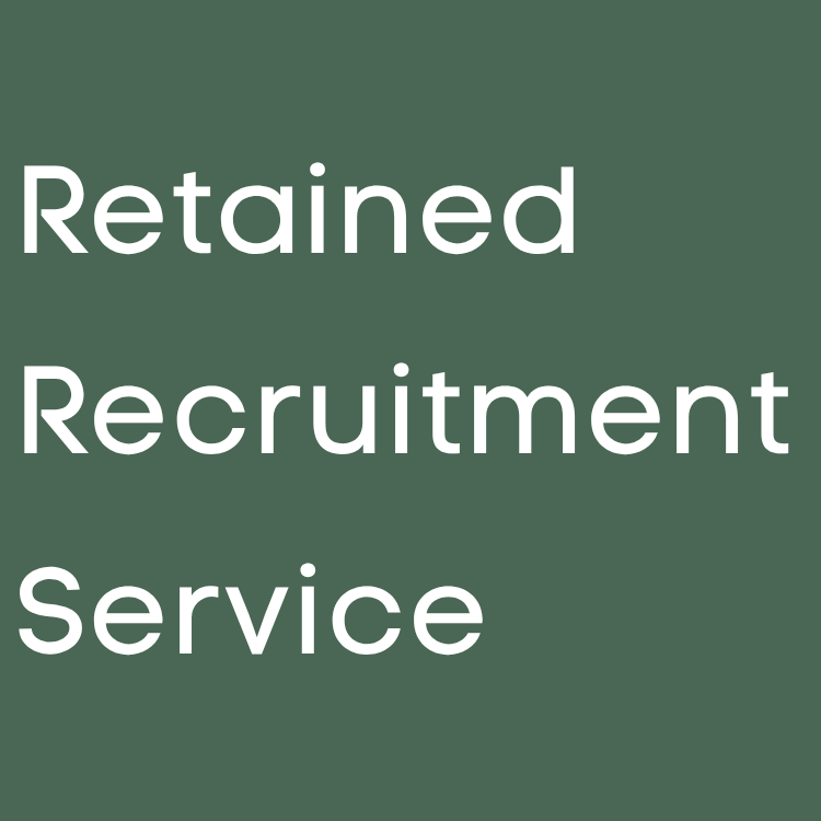 Retained Recruitment Service Product page